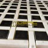 Marble Mosaic Tile, "Apartment Collection", MM 7103 - New York, 12"X12", Polished