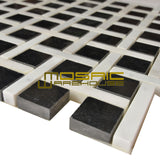 Marble Mosaic Tile, "Apartment Collection", MM 7103 - New York, 12"X12", Polished