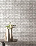Carrara White Marble Mosaic Tile, CWMM0102, 1"X2" Brick, 12"X12"X5/16", Polished