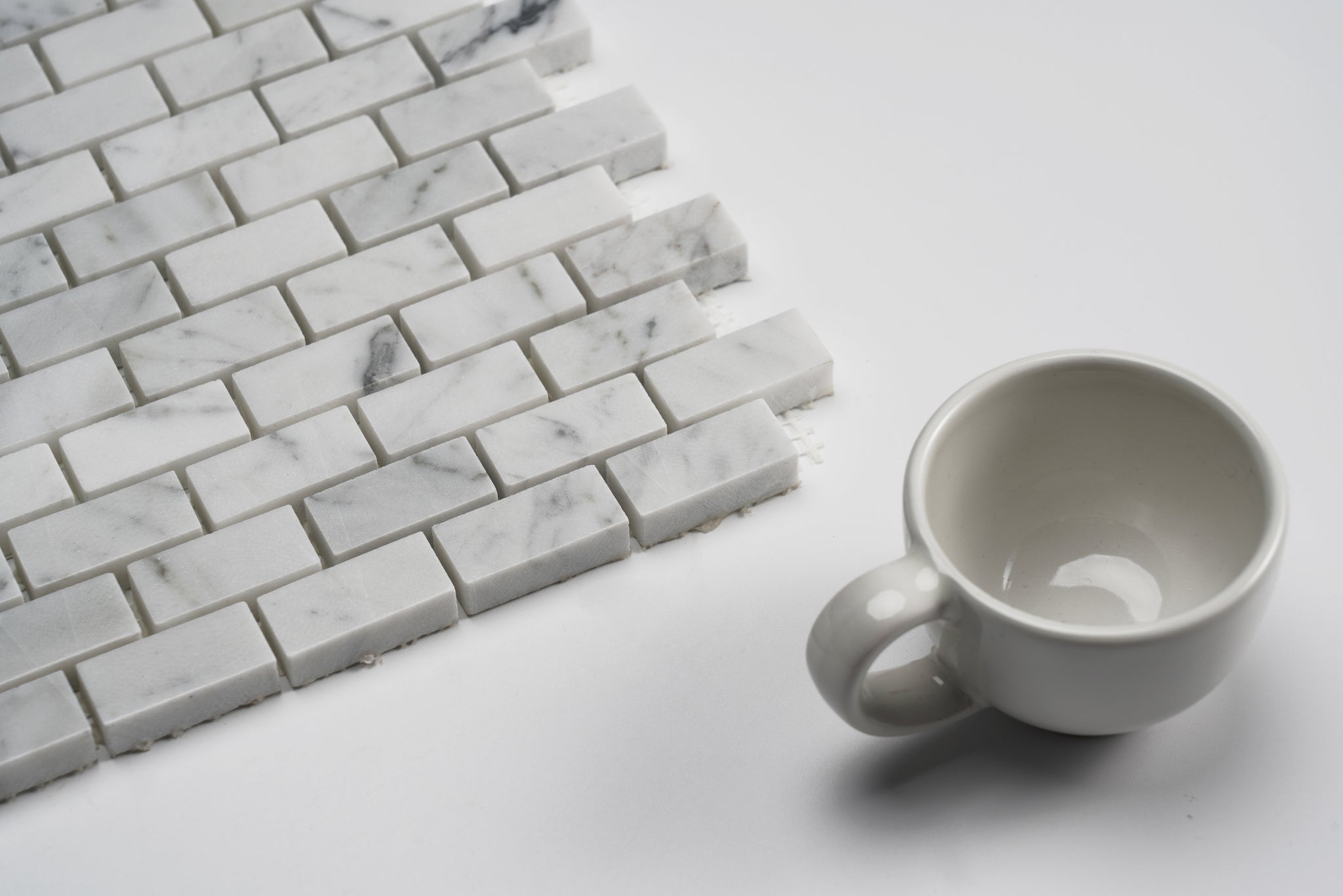 Marble Cookieさま専用 Carrara White Marble Mosaic Tile, 