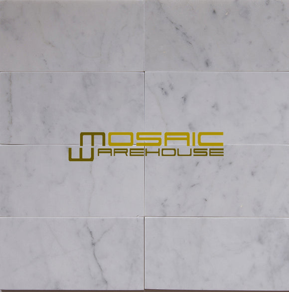 Carrara White Marble Field Tile, CWMT0306-H, 3