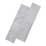 Carrara White Marble Field Tile, CWMT0612-H, 6"X12" Subway Tile, Honed
