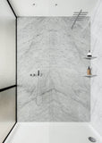 Carrara White Marble Accessory, CWMT9SHE - Corner Shelf, 9"X9"X5/8", Both Sides Polished