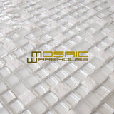Glass and Stone Mosaic Tile, "Mini Teseo Collection", GM 2101 - Square, Chip Size 5/8"X5/8", 12"X12"