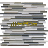 Glass and Stone Mosaic Tile, "Horizon Collection", GM 6101 - Morning, 12"X12"