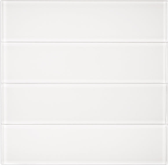 Glass Subway Tile, Oracle Collection, GTSU 001 - Super White, 3