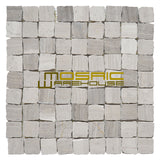 Marble Mosaic Tile, "Rabat Collection", MM 1102 - Patio, Chip Size 1-1/4"X1-1/4", 12"X12", Tumbled