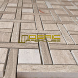 Marble Mosaic Tile, "Apartment Collection", MM 7101 - Atlanta, 12"X12"