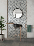 Waterjet Design Marble Mosaic Tile, WJM 1001 - Blossom, 11-1/2"X11-1/2", Polished