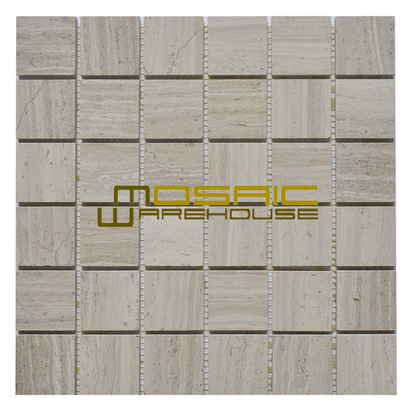 White Oak Marble Mosaic Tile, WOMM0202, Chip Size 2