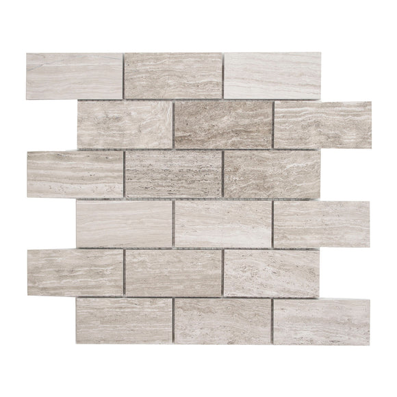 White Oak Marble Mosaic Tile, WOMM0204 - 2